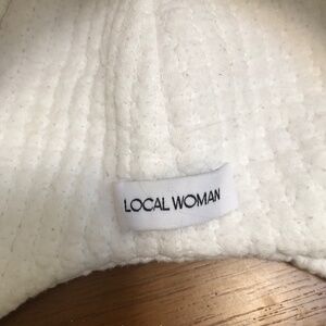 Local Woman quilted bonnet